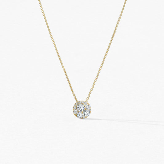 Tessa Diamond Circle Pendant