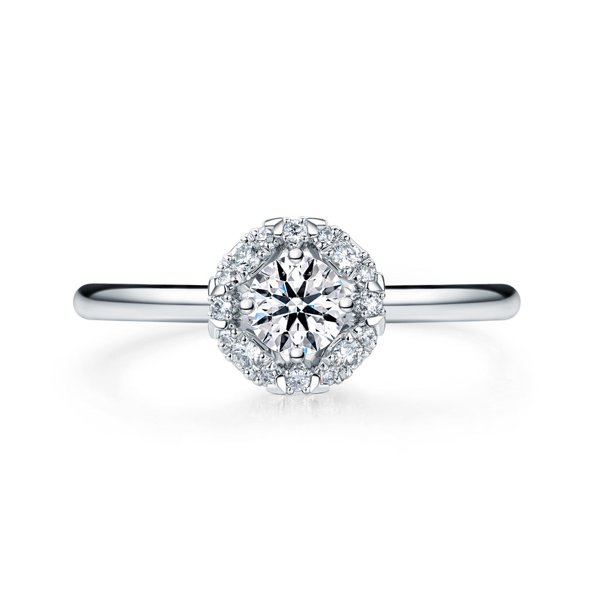 AERIAL MARQUISE HALO DIAMOND ENGAGEMENT RING HBRAERMH00418W