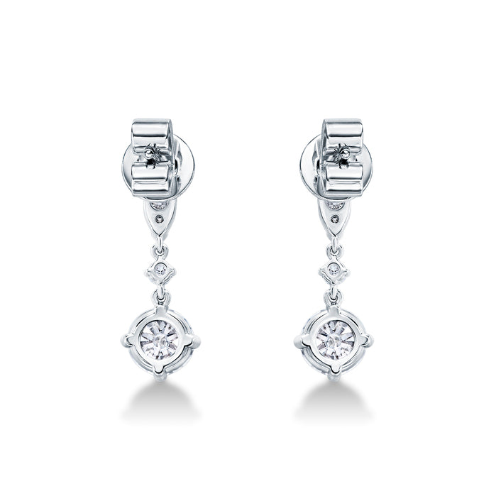 AERIAL PETITE DROP EARRINGS HFEAERPD01138W