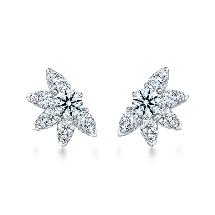 AERIAL SUNBURST EARRING STUDS HFEAERS01288W