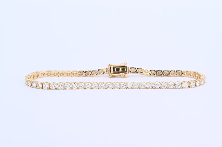 14Ky 4 prongs tennis bracelet