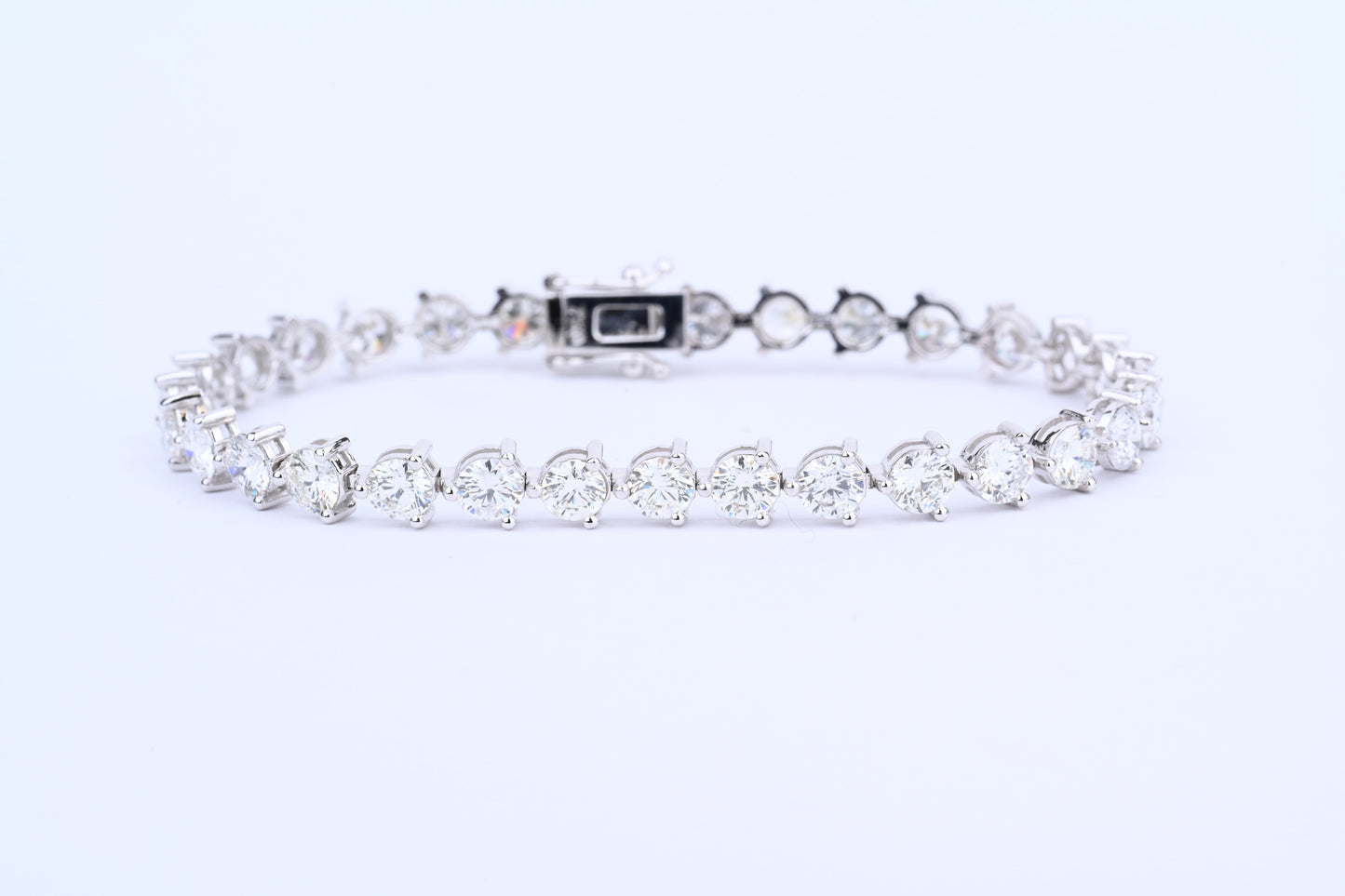 3 prongs tennis bracelet