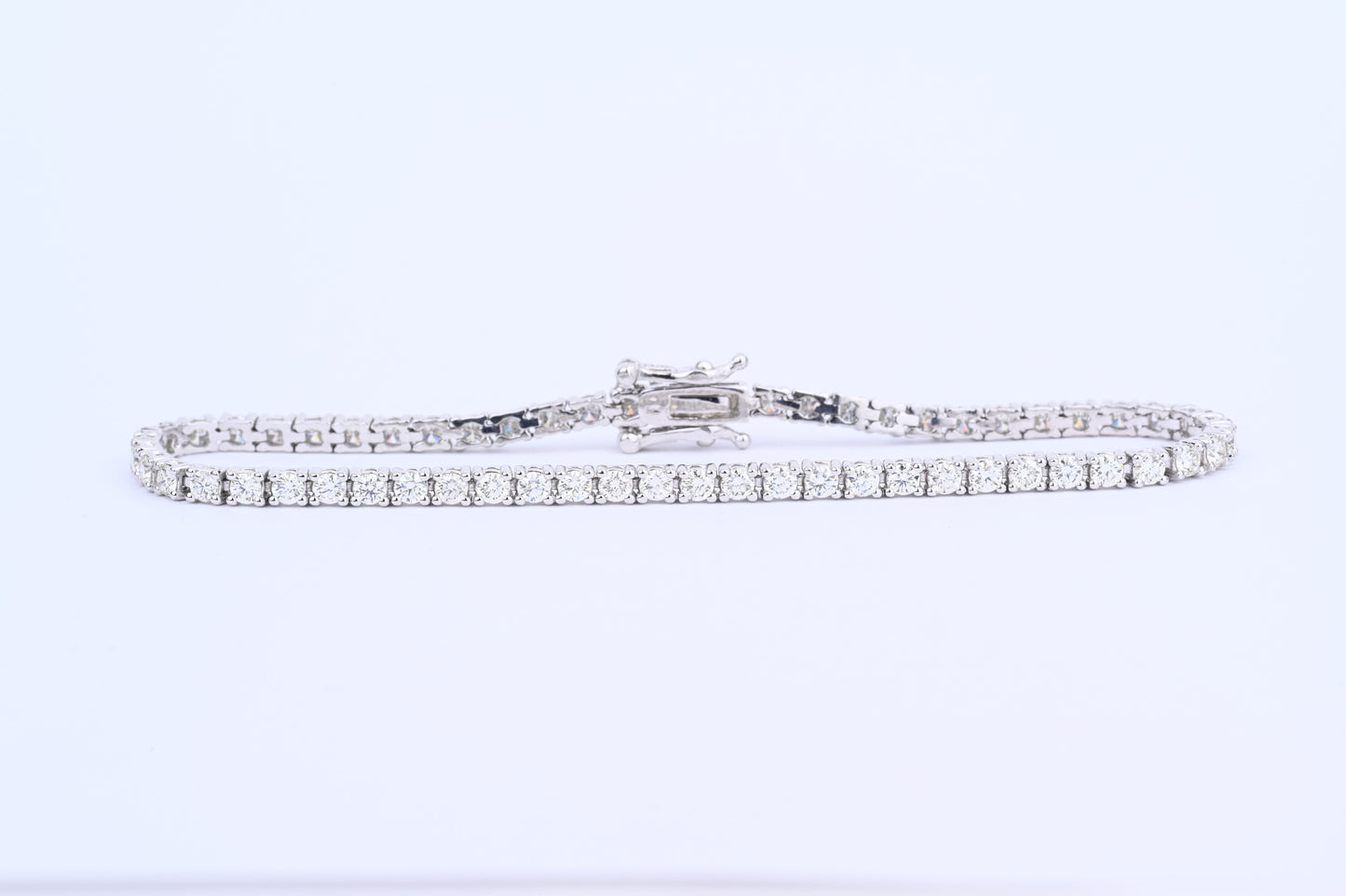 4 prongs tennis bracelet 14Kw