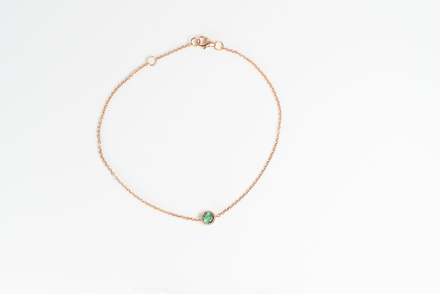 18Kr emerald bracelet