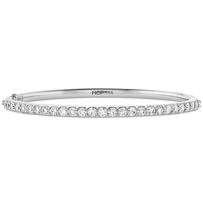 HOF CLASSIC PRONG SET BANGLE - 270 HFBHCLPRNG-2708W-M