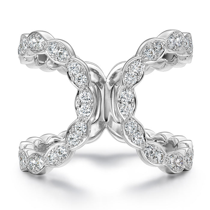 LORELEI FLORAL OPEN RING HFRLORFLOPN00558W