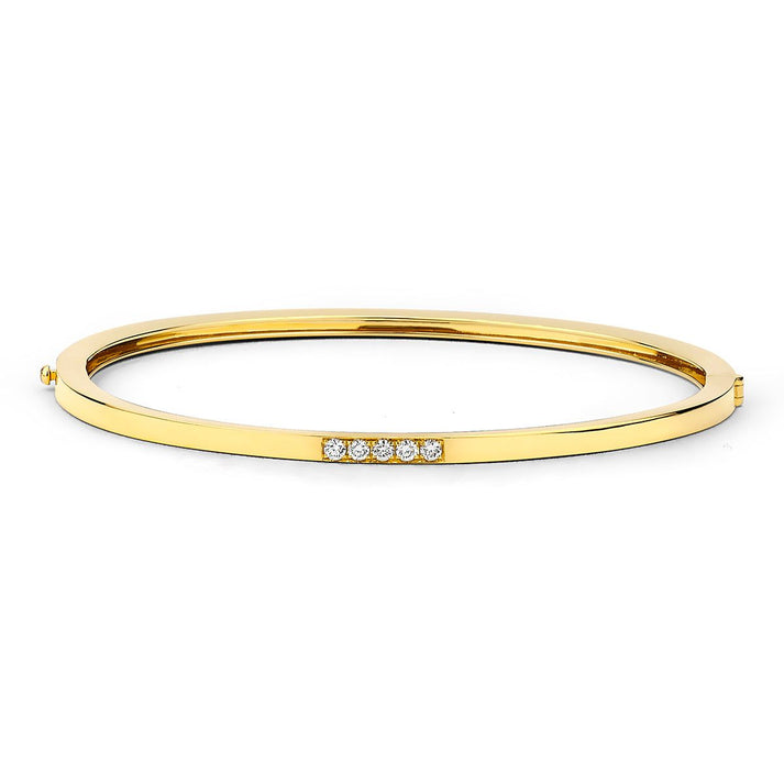 MICHAEL M Chroma Gold Pavé Stacking Bracelet BR482-HP-M-YG