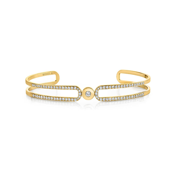 MICHAEL M Pave Alignment Cuff BR359PV