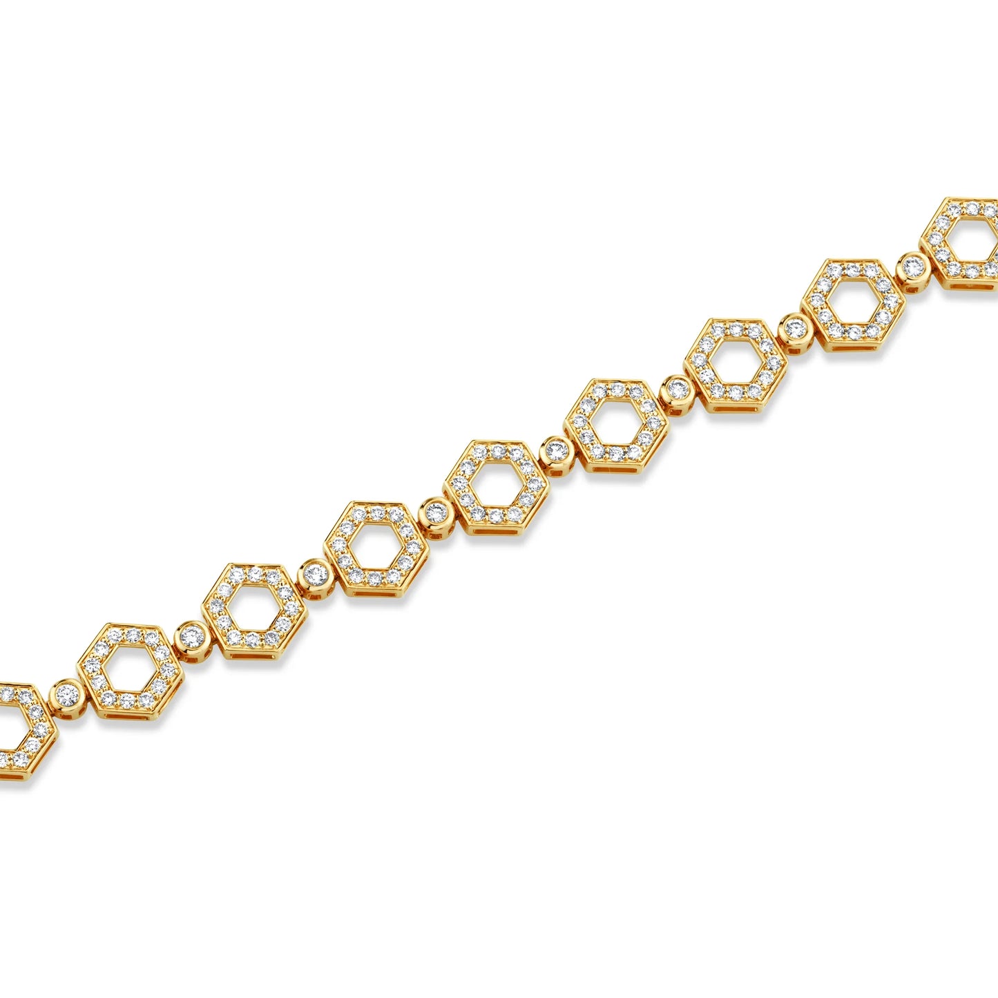 MICHAEL M Pavé Hex Infinity Bracelet BR503