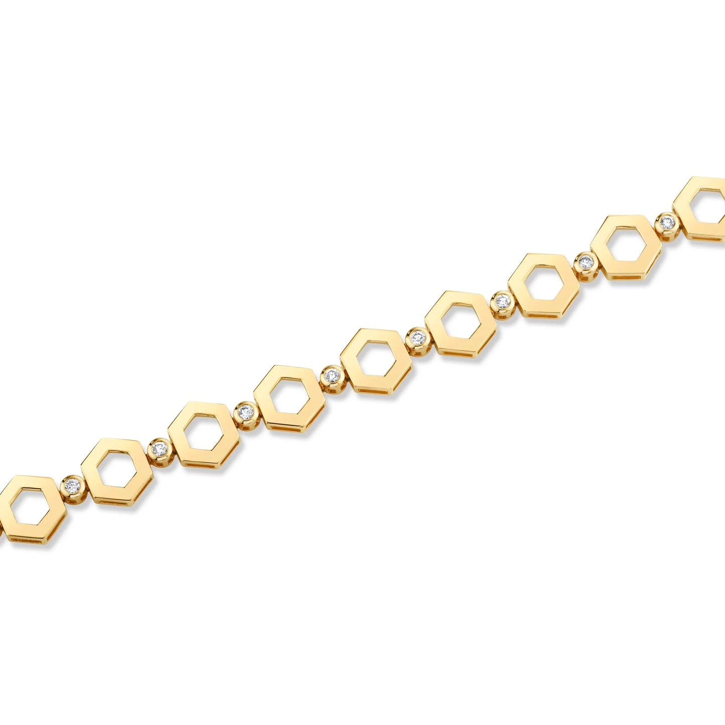 MICHAEL M Plain Hex Infinity Bracelet BR502