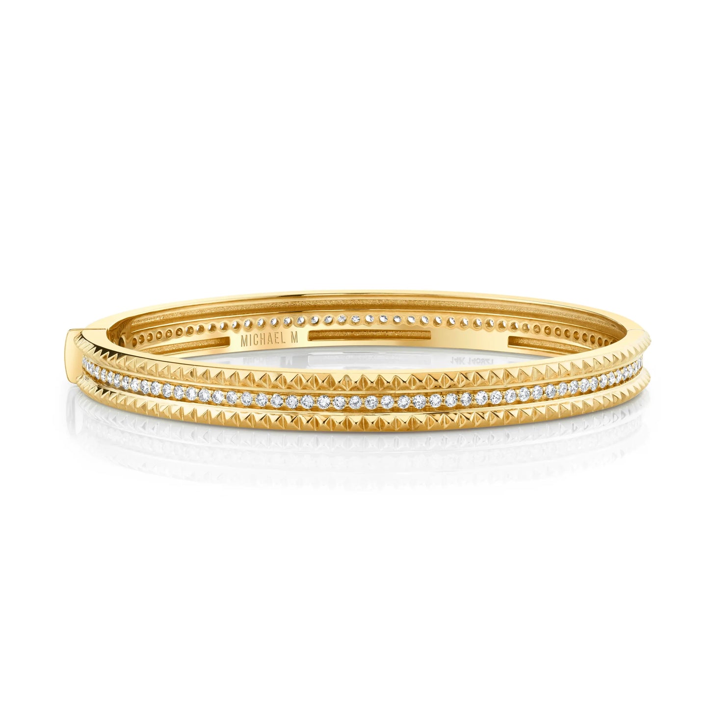 MICHAEL M Tetra Pavé Bangle BR395