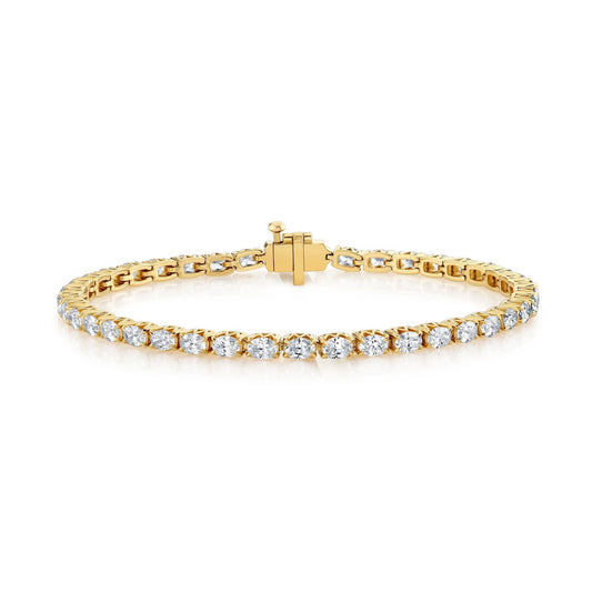 Meksian Oval Tennis Bracelet