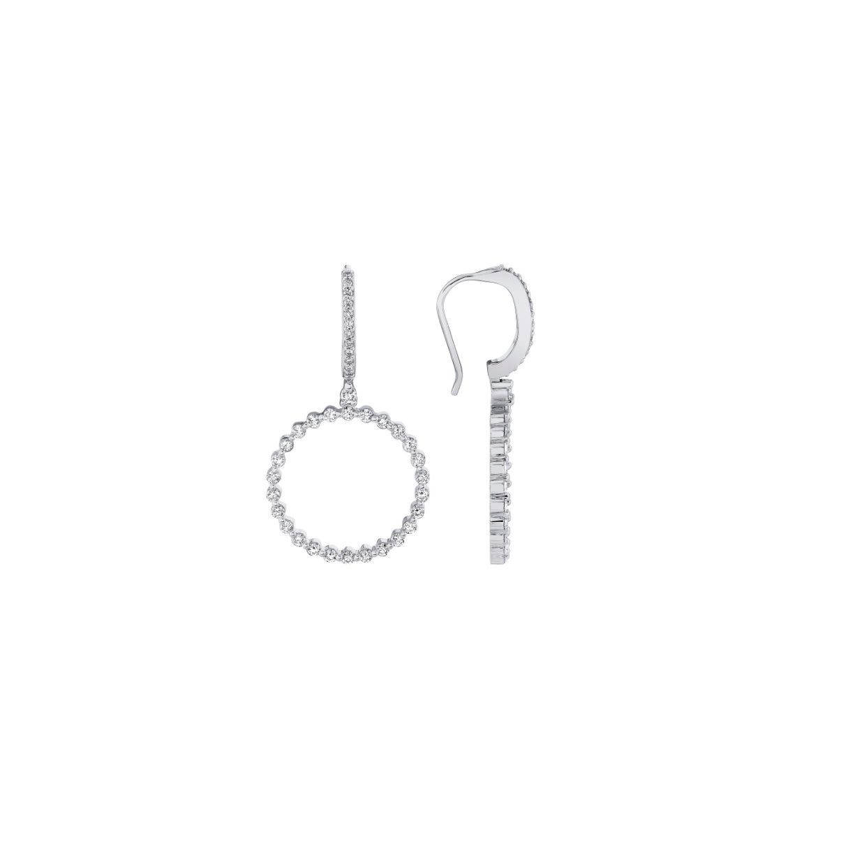 MICHAEL M Cloud Ring Drop Earrings