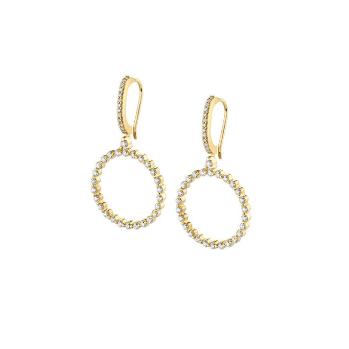 MICHAEL M Cloud Ring Drop Earrings