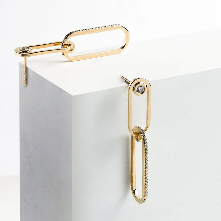MICHAEL M Pavé Couplet Earrings ER353PV