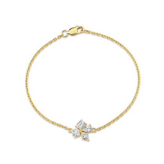 Montage Single Cluster Chain Bracelet