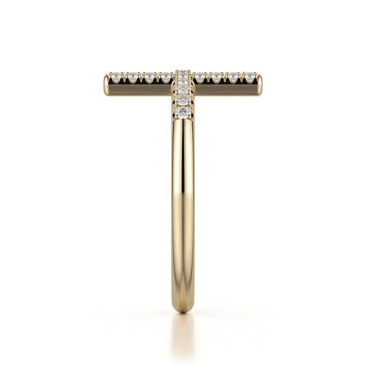 Diamond Cross Ring