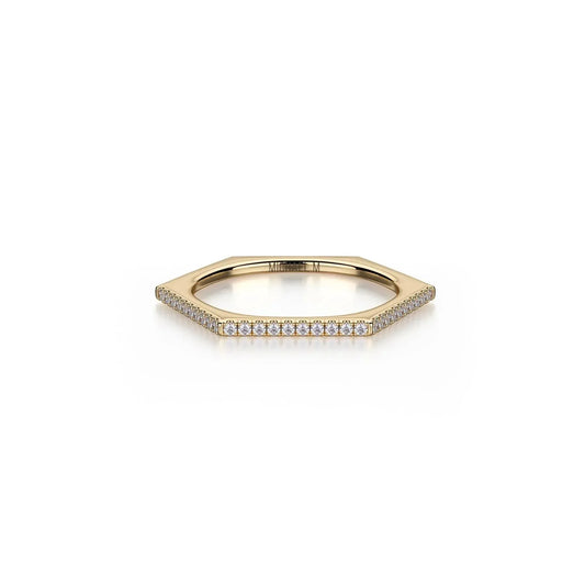 Diamond Hexagon Band