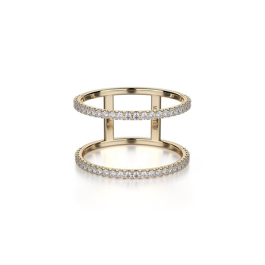 MICHAEL M U-Set Double Row Diamond Band F278-YG4