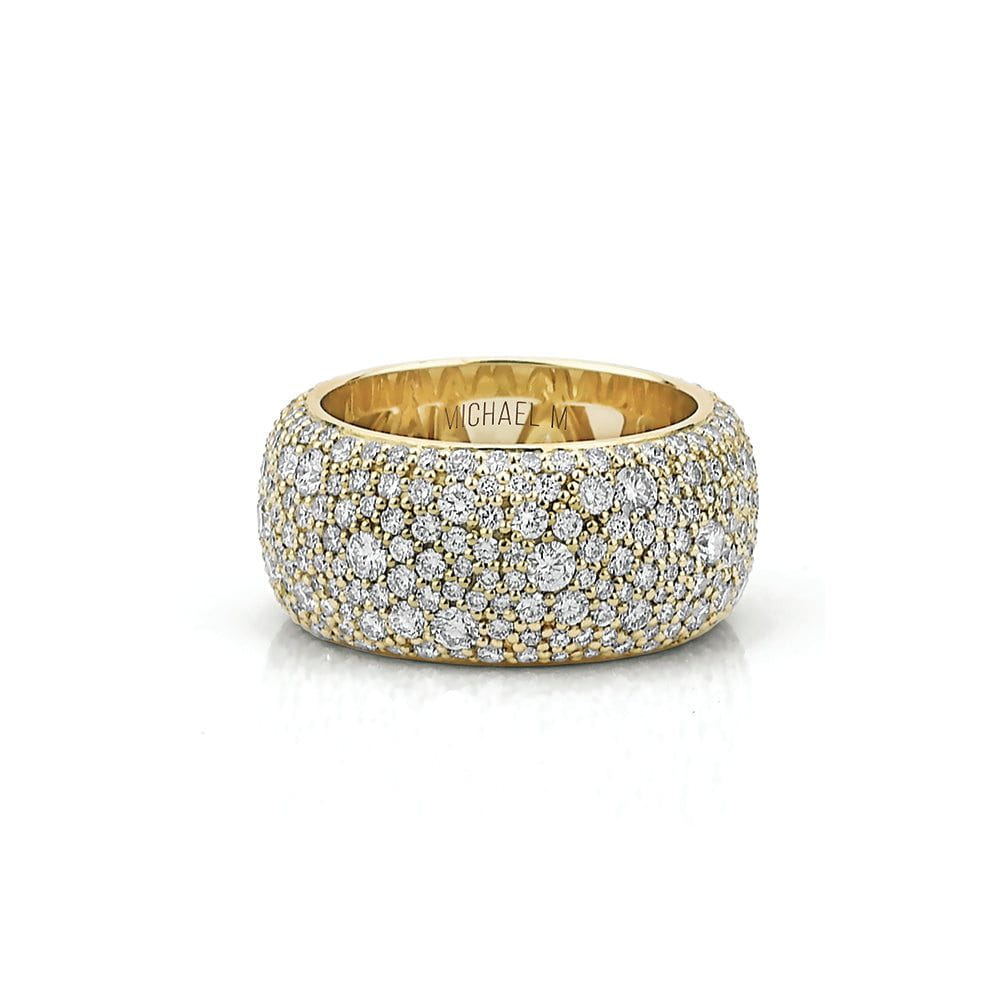 MICHAEL M Europa Dome Eternity Ring