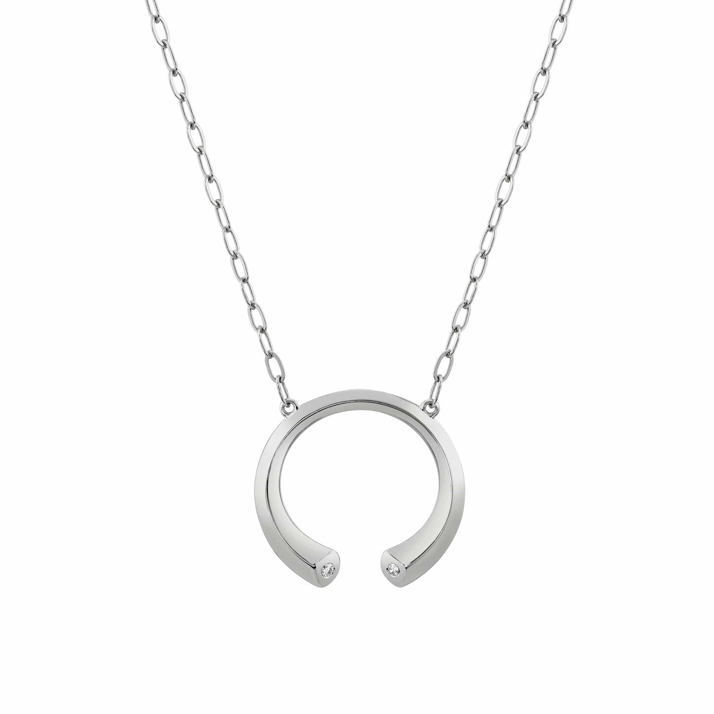 MICHAEL M Carve Knife Edge Necklace
