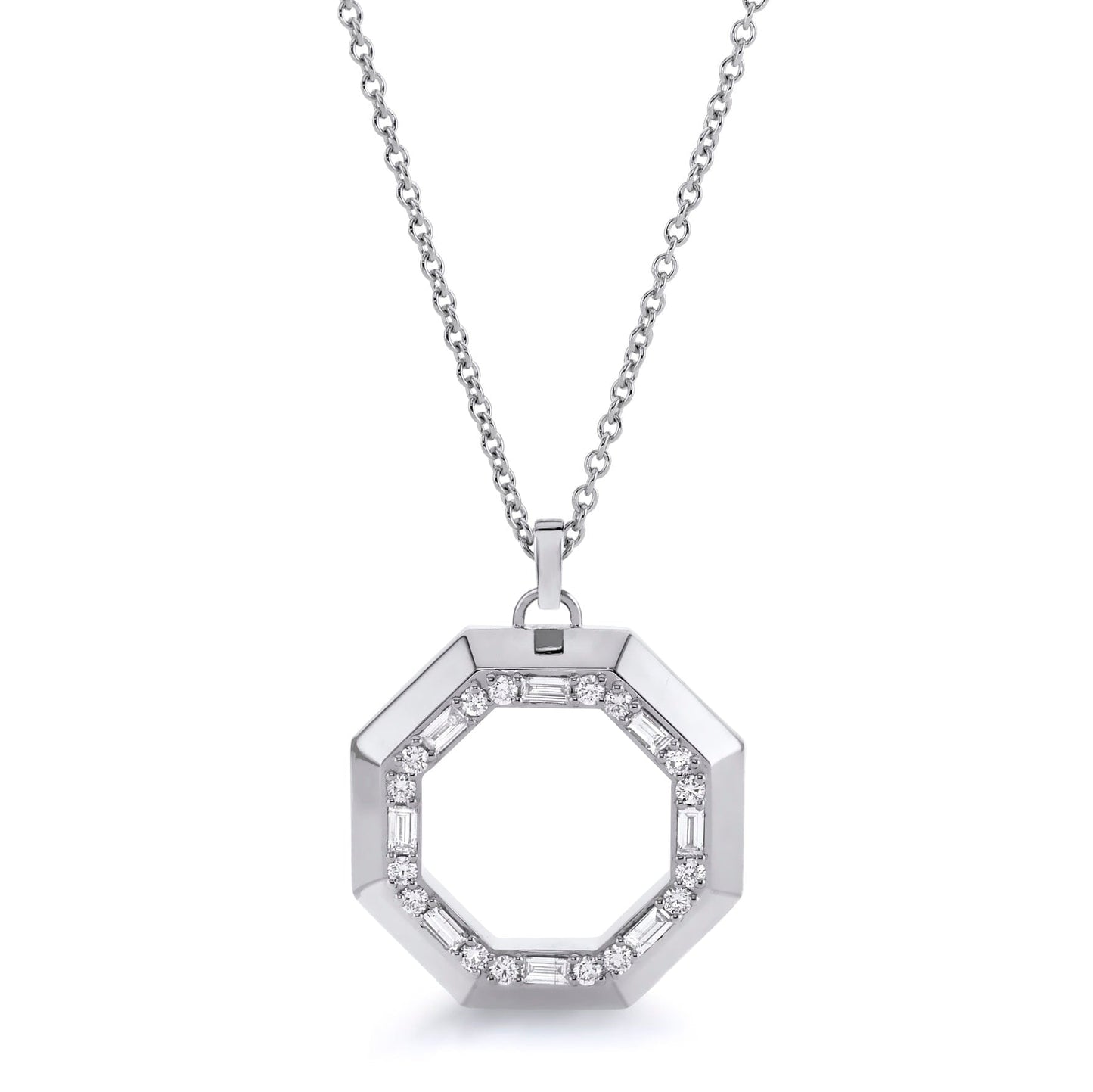 MICHAEL M Octave Baguette Necklace