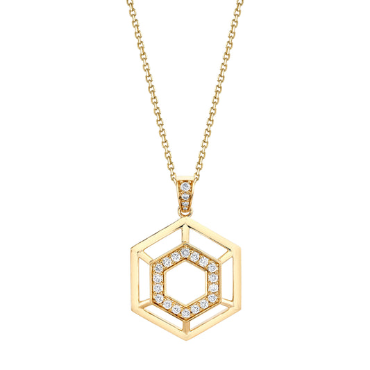 Hex Truss Pendant