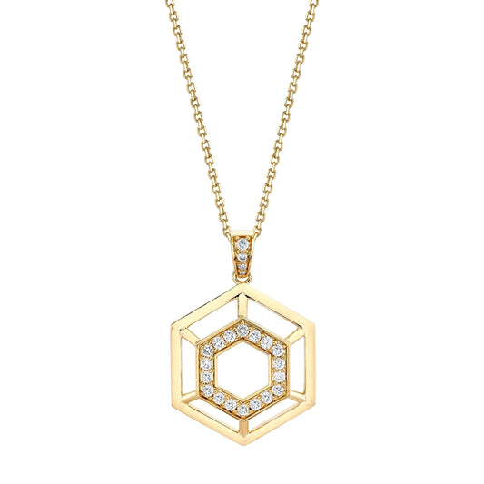 MICHAEL M Hex Truss Pendant P510