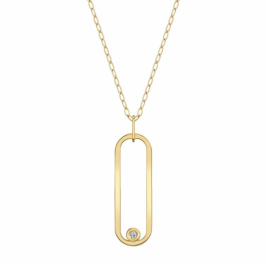 MICHAEL M Longline Link Pendant P360