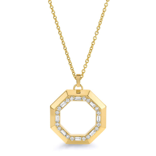MICHAEL M Octave Baguette Necklace