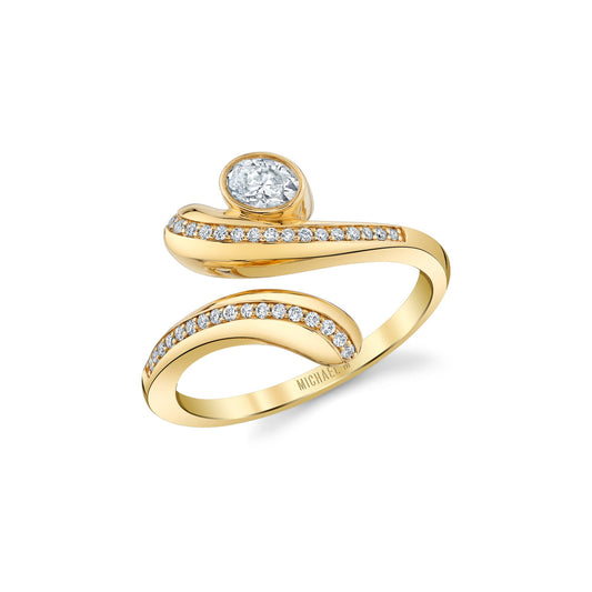 Orb Pavé Wrap Ring
