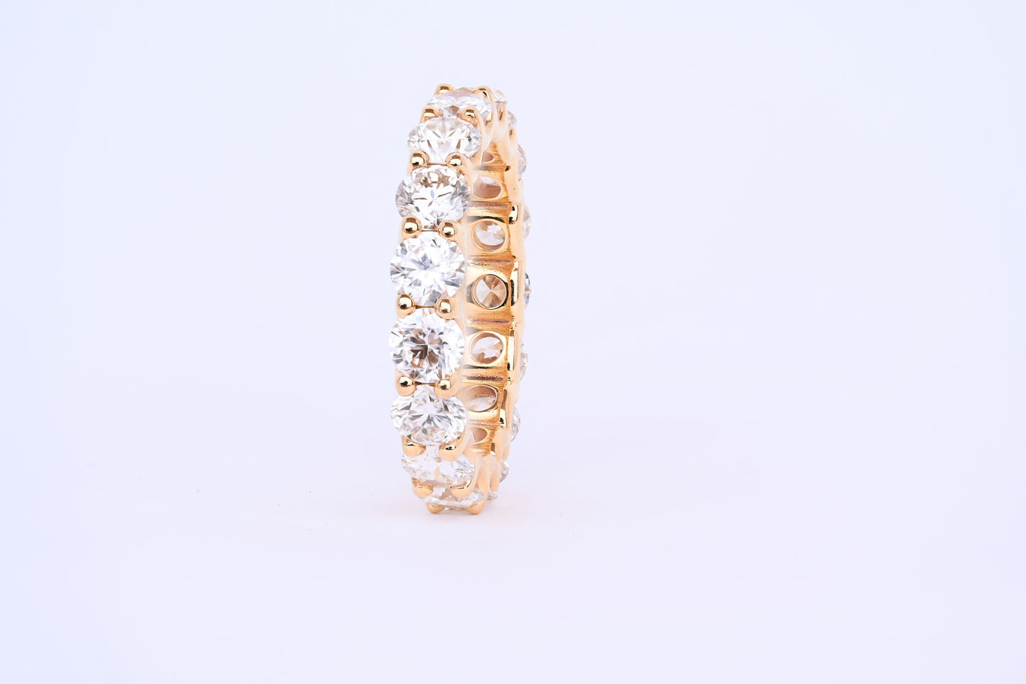 4.24 ctw 18kr eternity ring