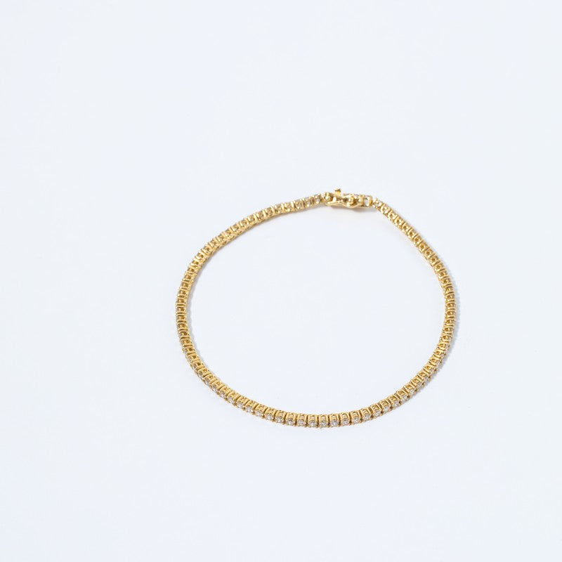 Tennis Bracelet Rose Gold 2.5ct