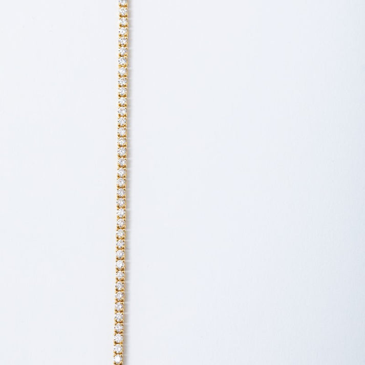 Tennis Bracelet Yellow Gold 2.5ct