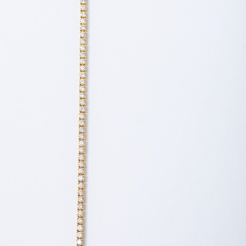 2.5 Carat Tennis Bracelet in Yellow Gold