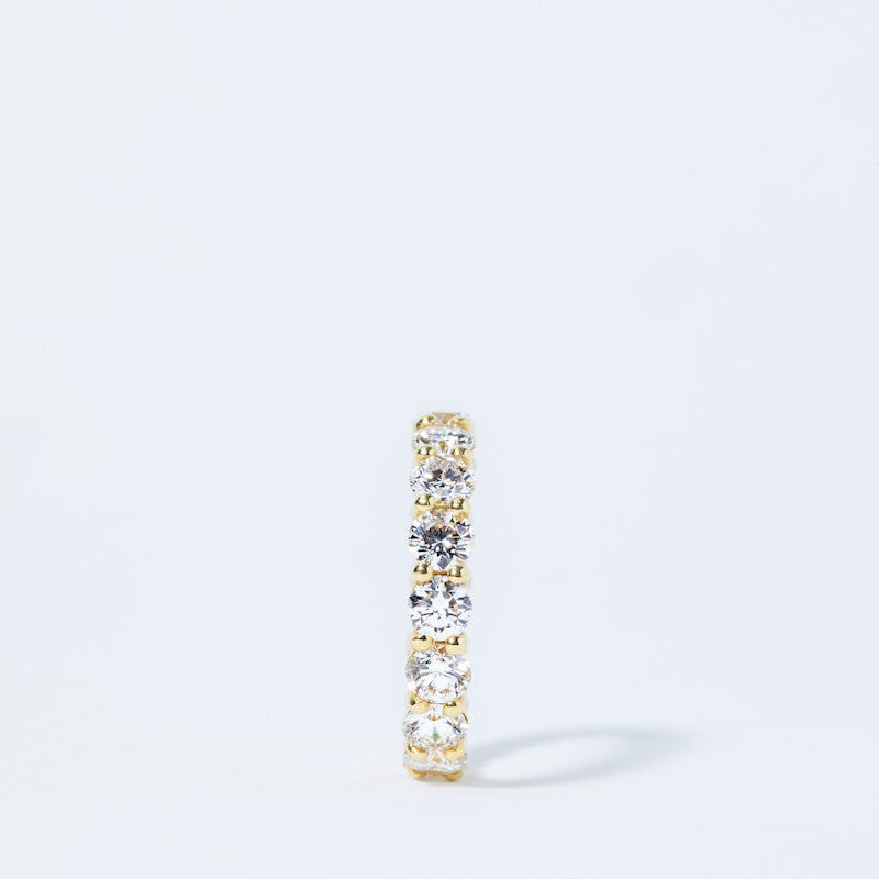 Round Eternity Band Yellow Gold 3ct