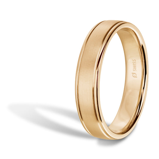 Furrer Jacot 18k Yellow Gold Wedding Band - Dejaun Jewelers