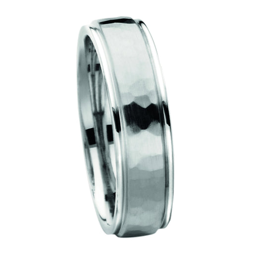 Furrer Jacot 18k White Gold Wedding Band - Dejaun Jewelers