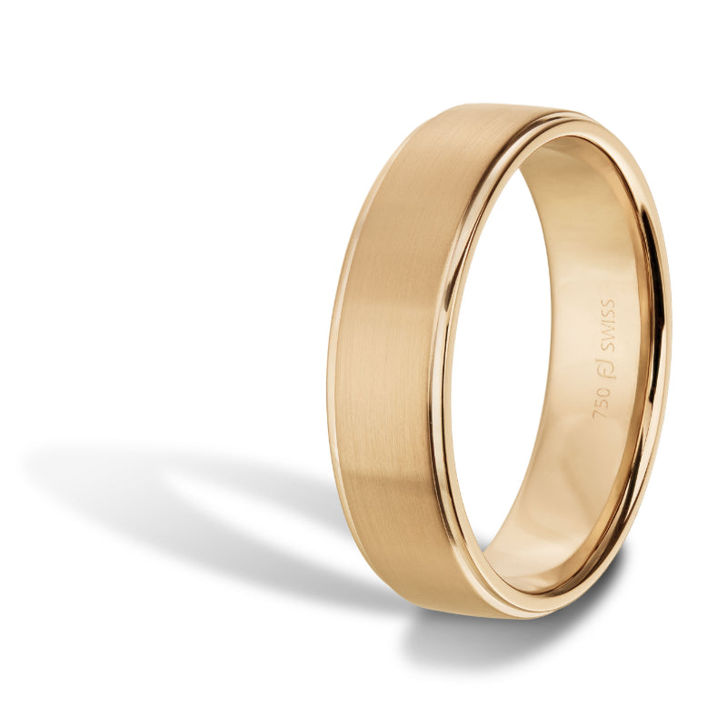 Furrer Jacot 18k Yellow Gold Wedding Band