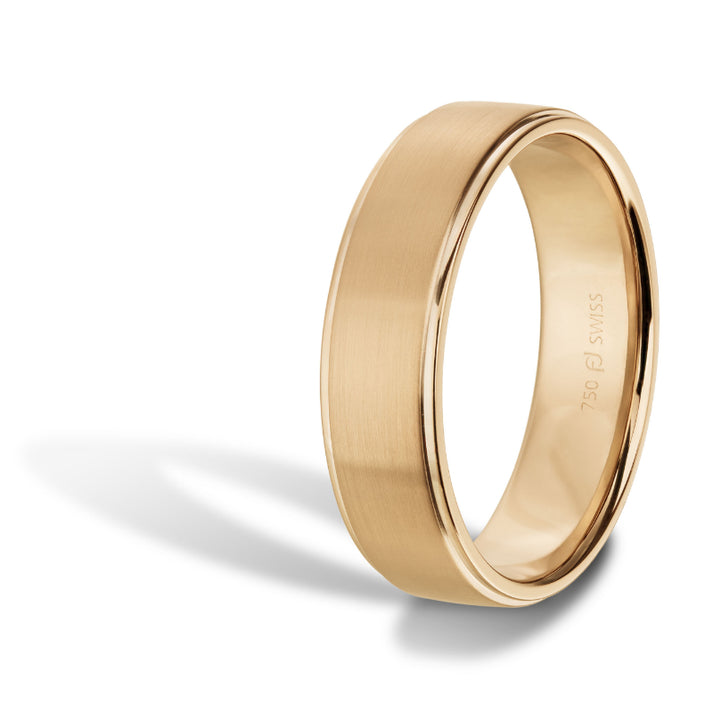 Furrer Jacot 18k Yellow Gold Wedding Band