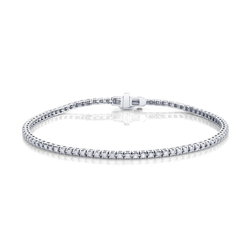 Tennis Bracelet 1ct White Gold