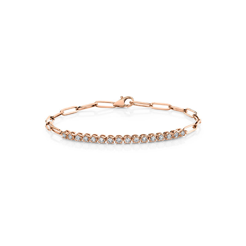 Paperclip Tennis Bracelet