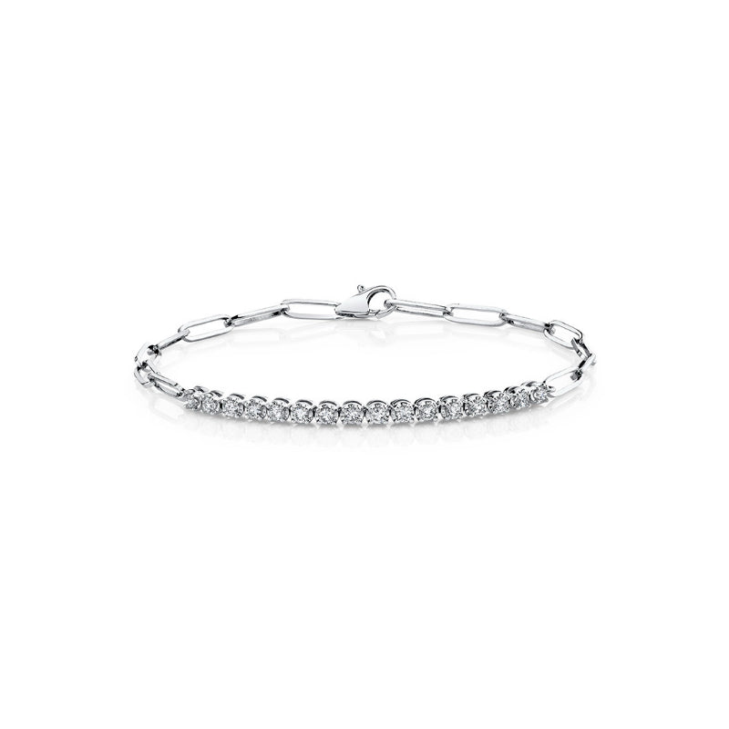 Paperclip Tennis Bracelet