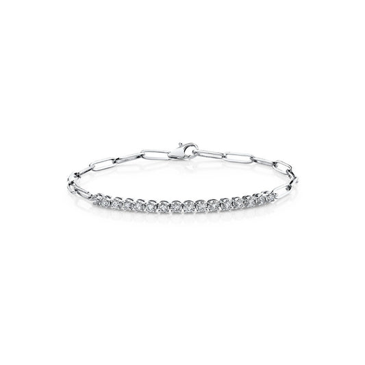 Paperclip Tennis Bracelet