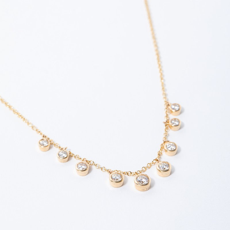 Graduated Diamond Shaker Necklace