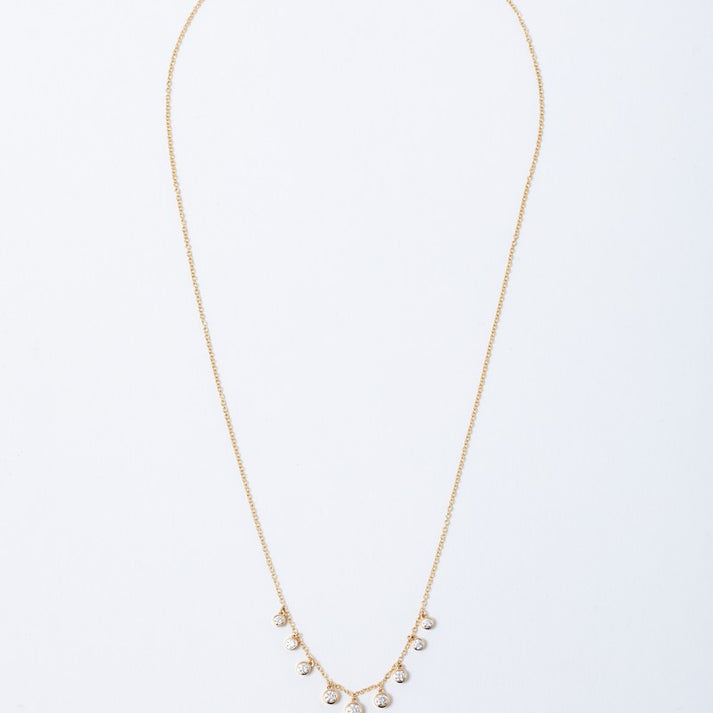 Graduated Diamond Shaker Necklace