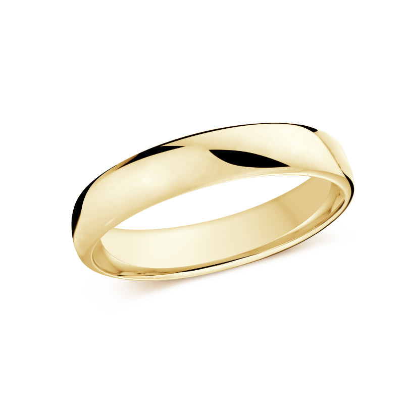 Malo 4,5mm 18k Yellow Gold Plain Band
