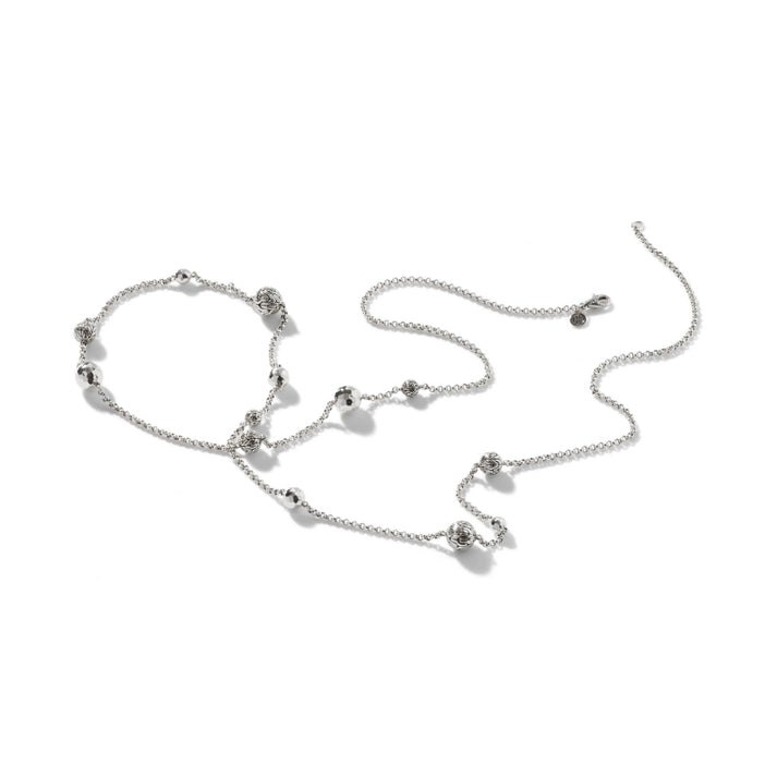John Hardy Carved Chain Palu Station Necklace