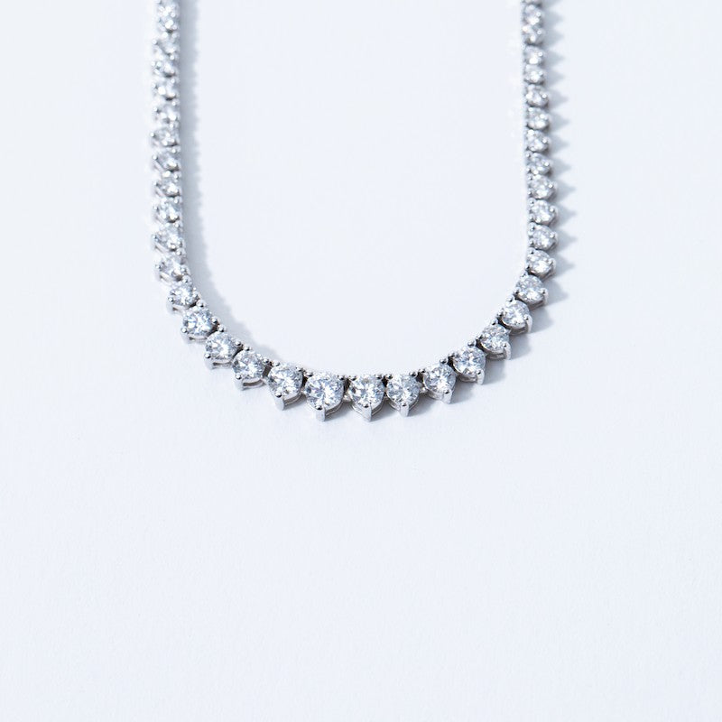 Graduated Tennis Necklace 4ct