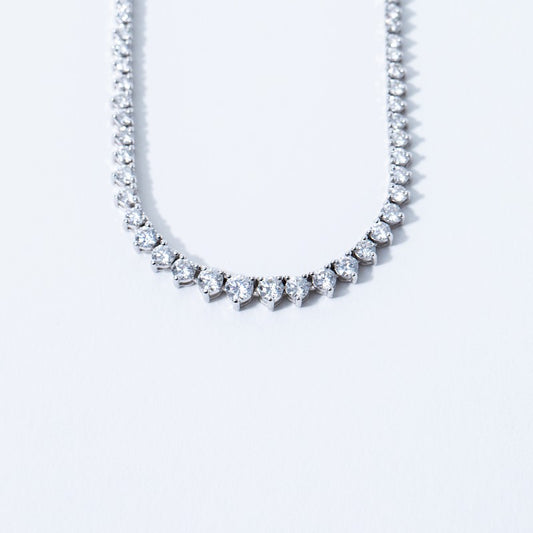 Graduated Tennis Necklace 4ct